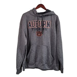 NWOT Auburn Tigers Hoodie Mens Large Gray Pullover NCAA Football Sweatshirt